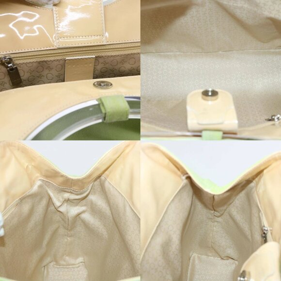 CELINE Hand Bag Suede Green Auth 53736V - Picture 12 of 14